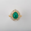 Anillo Cabujón Esmeralda