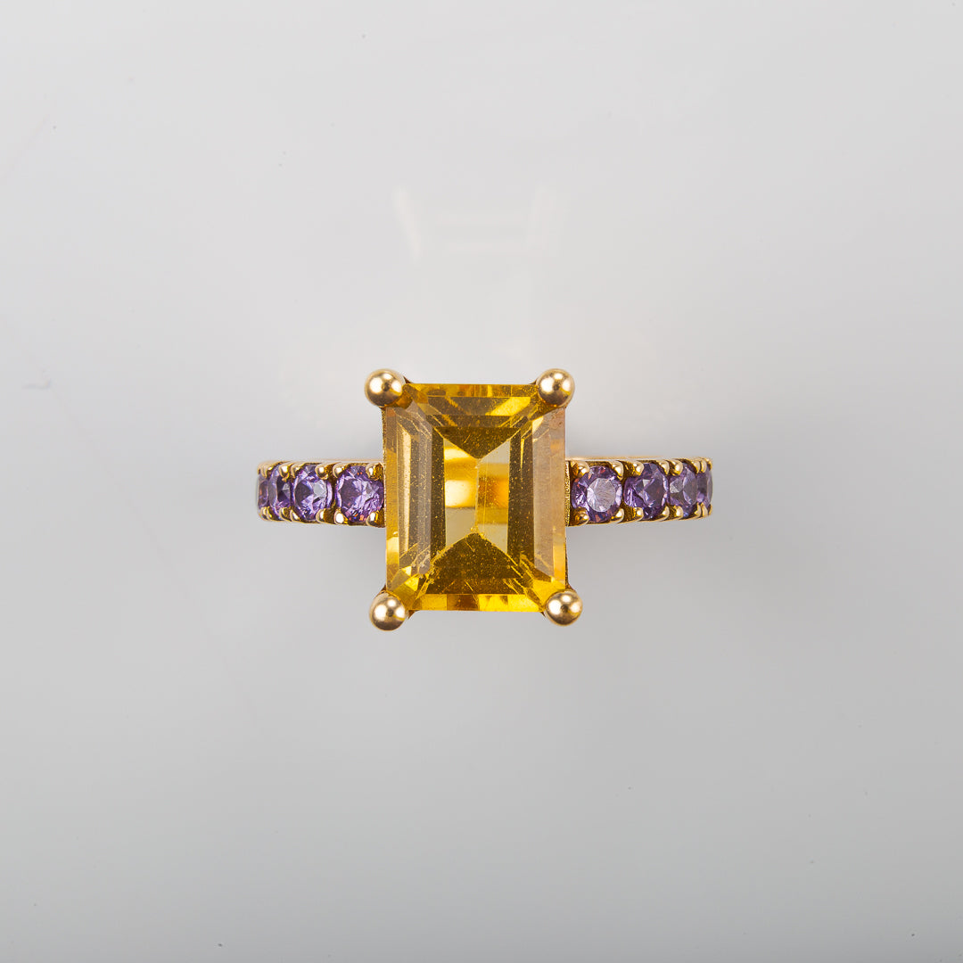 Anillo Citrino