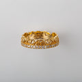 Anillo Corona de Arabescos