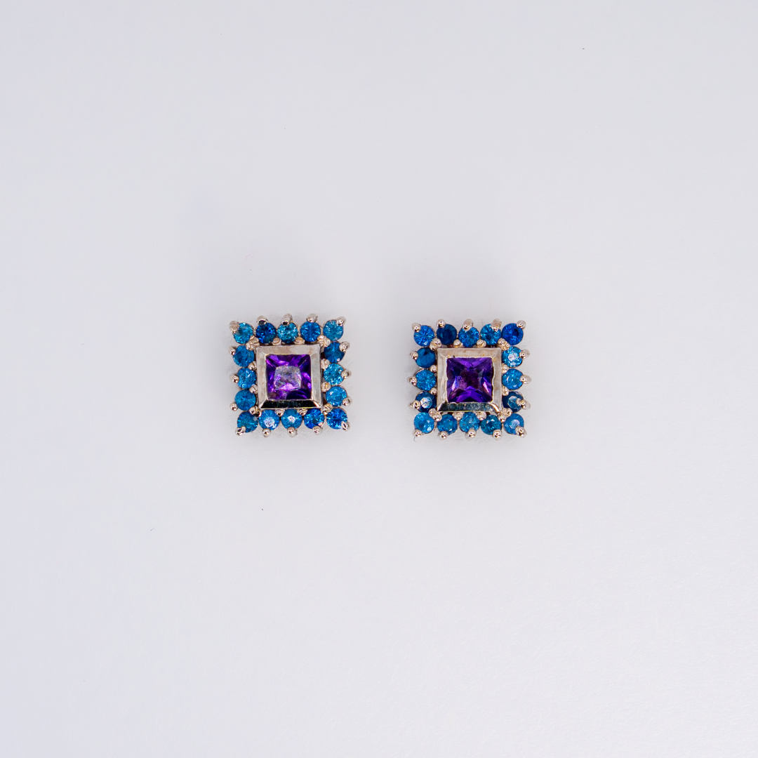 Aretes Amatista