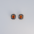 Aretes Zafiro Naranja
