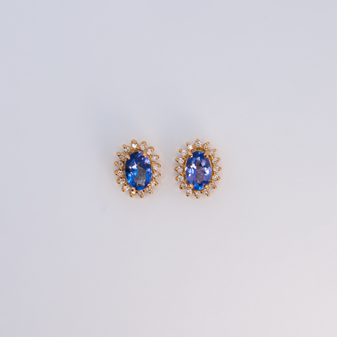 Aretes Tanzanita