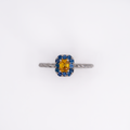 Anillo Zafiro Amarillo