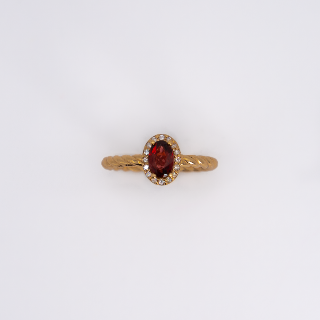 Anillo Granate