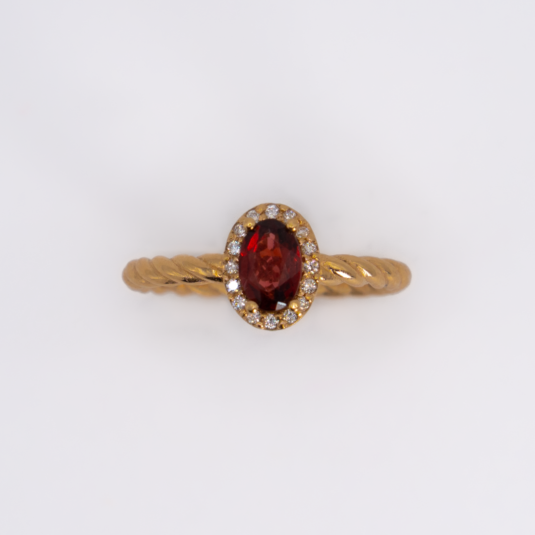 Anillo Granate