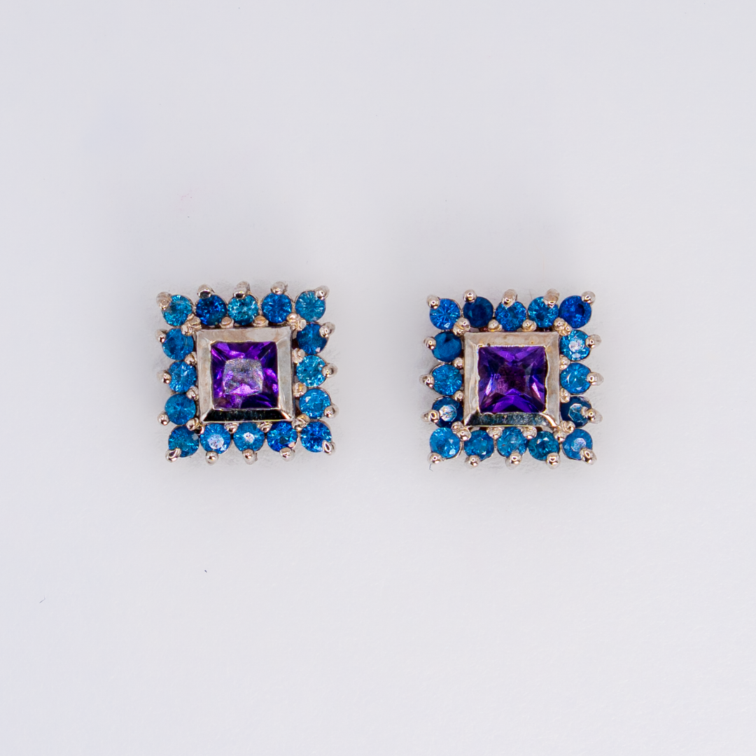 Aretes Amatista