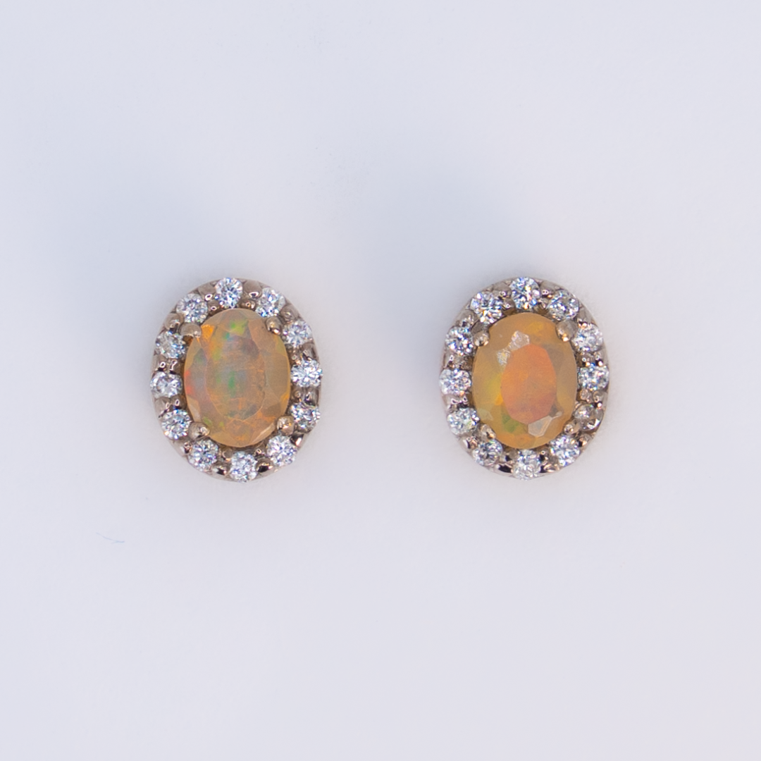 Aretes Ópalo