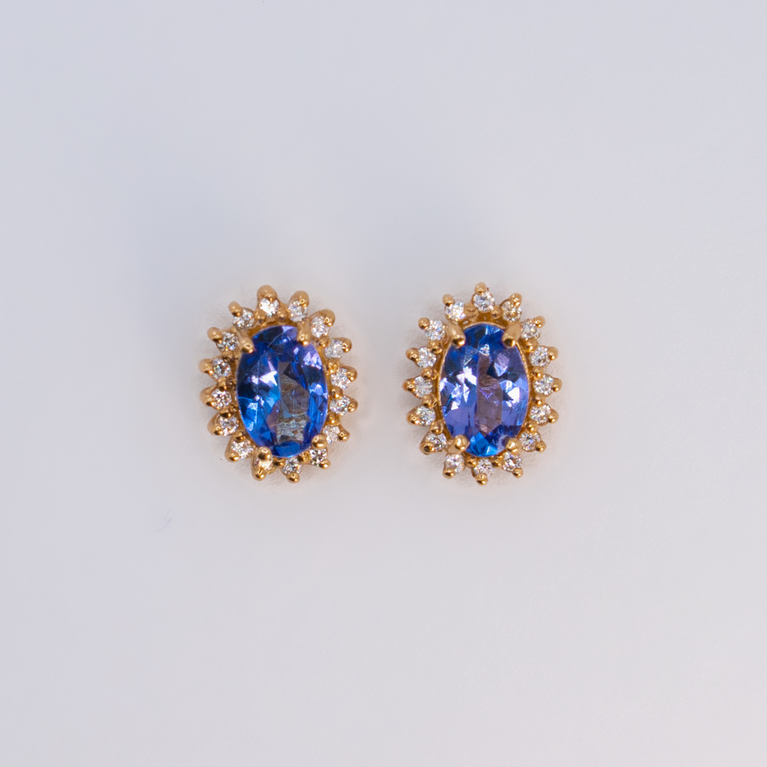 Aretes Tanzanita